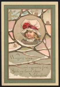Winsome ways and manners fine stole my heart, dear valentine LCCN2016652332