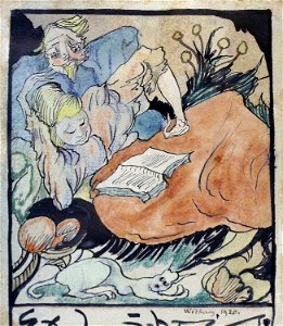 Witkacy - Ekslibris, 1920