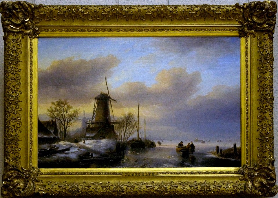 Winter landscape by Jan Jacob Spohler