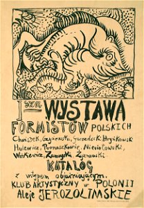 Witkacy - I-sza Wystawa Formistów Polskich - MNW