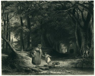 Witherington - Le Gué - Steel Engraving