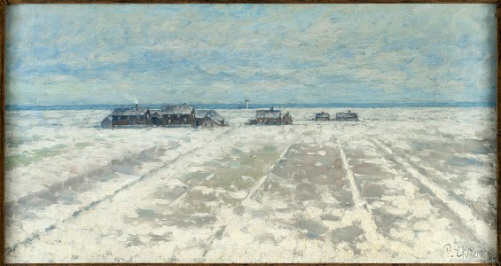 Winter Landscape. Öland Scene (Per Ekström) - Nationalmuseum - 18859