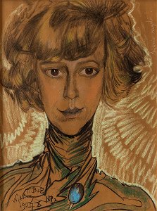 Witkacy - Portret Kobiety Jadzia 1927 - 11487
