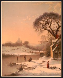 Winter - J. Morviller ; after J. Morviller, original in posssession of the Publishers. LCCN2017650231