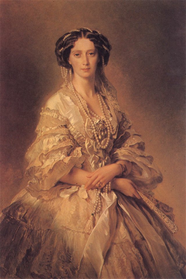 Maria Alexandrovna by Winterhalter (c.1857, Schloss Darmstadt)