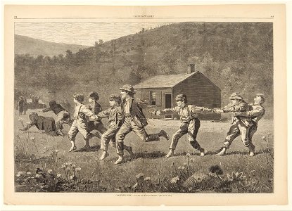 Winslow Homer - Snap the Whip, from Harper's Weekly, September 20, 1873, pp. 245-25 - Google Art Project