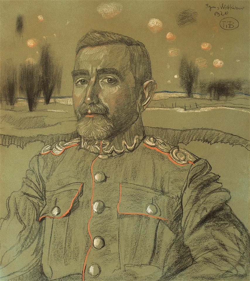 Witkacy - PORTRET STANISŁAWA NIKLASA, 1920