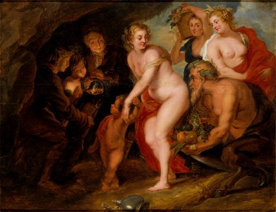 Without Ceres and Bacchus Venus freezes - Nationalmuseum - 18724