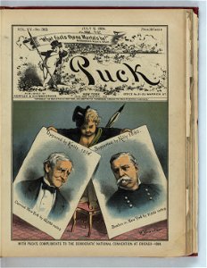 With Puck's compliments to the Democratic National Convention at Chicago - 1884 - F. Graetz. LCCN2012645217