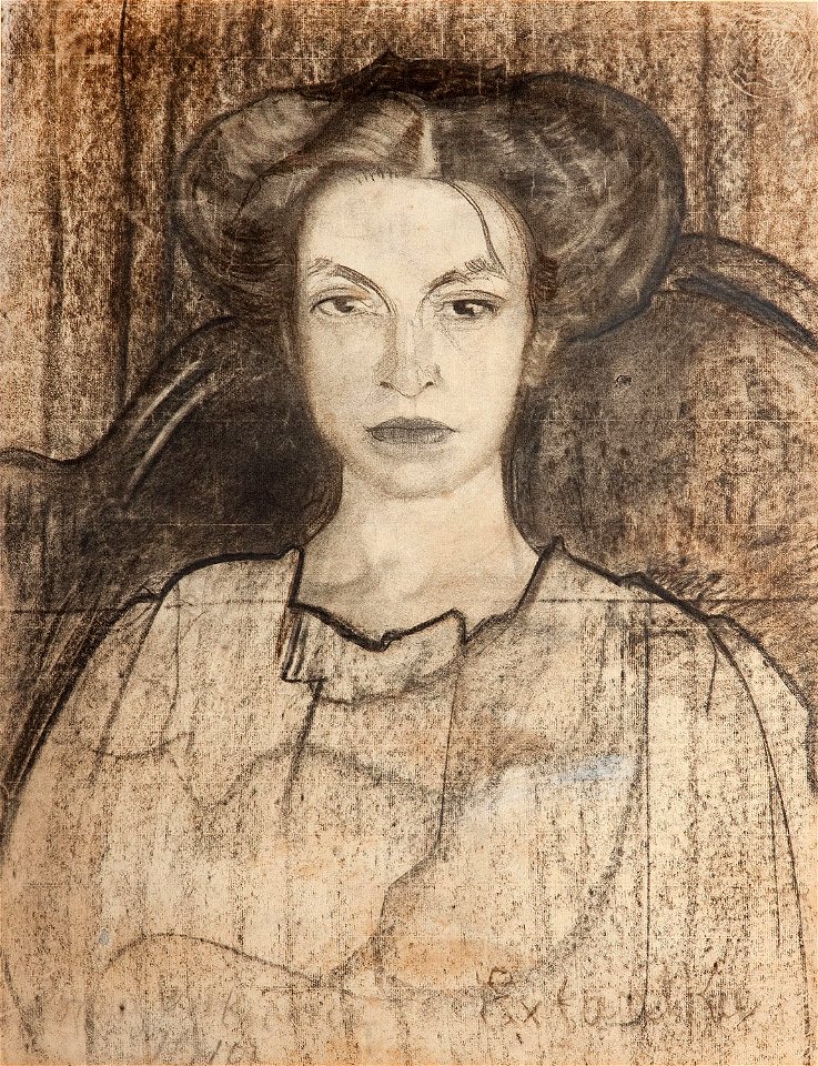 Witkacy - Portret Stefanii Jaworskiej z Klemensiewiczów - około 1910