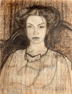 Witkacy - Portret Stefanii Jaworskiej z Klemensiewiczów - około 1910