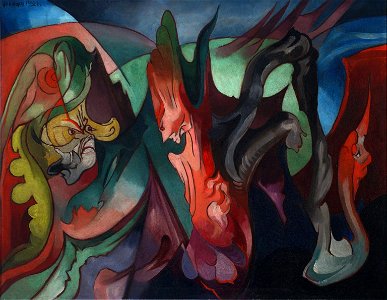 Witkacy - Kompozycja, 1921. Muzeum Okręgowe im. Leona Wyczółkowskiego w Bydgoszczy