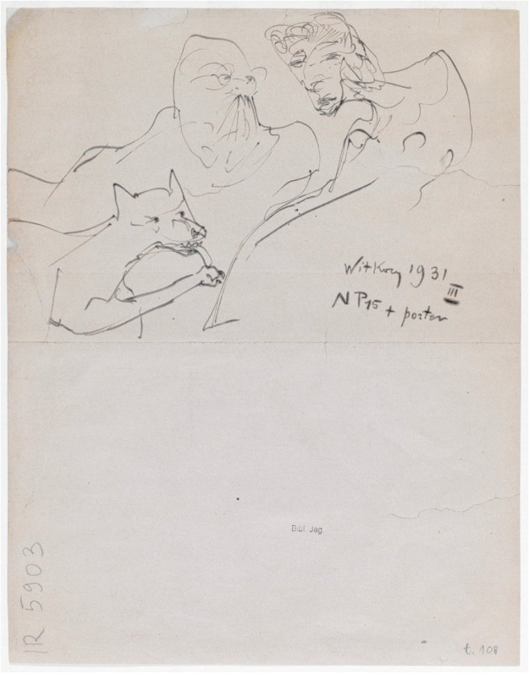 Witkacy - Dwoje ludzi z psem - BJ Graf. I.R. 5903-1
