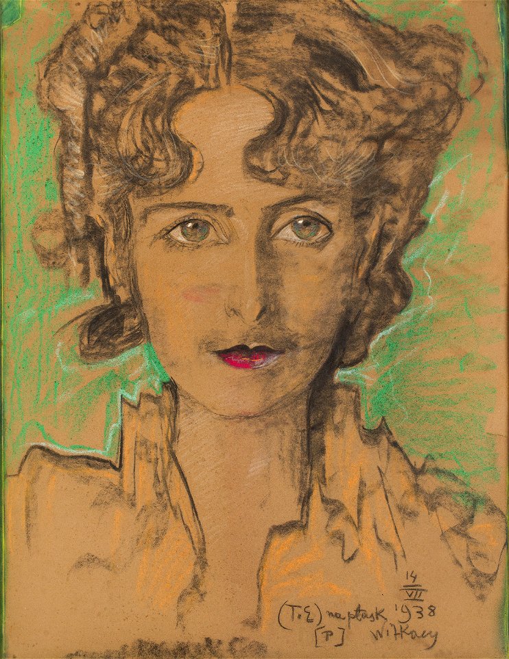 Witkacy - Portret Bronisławy Włodarskiej-Litauer - 1938
