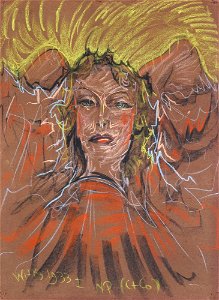 Witkacy - PORTRET JANINY (INKI) LESZCZYŃSKIEJ, 1933