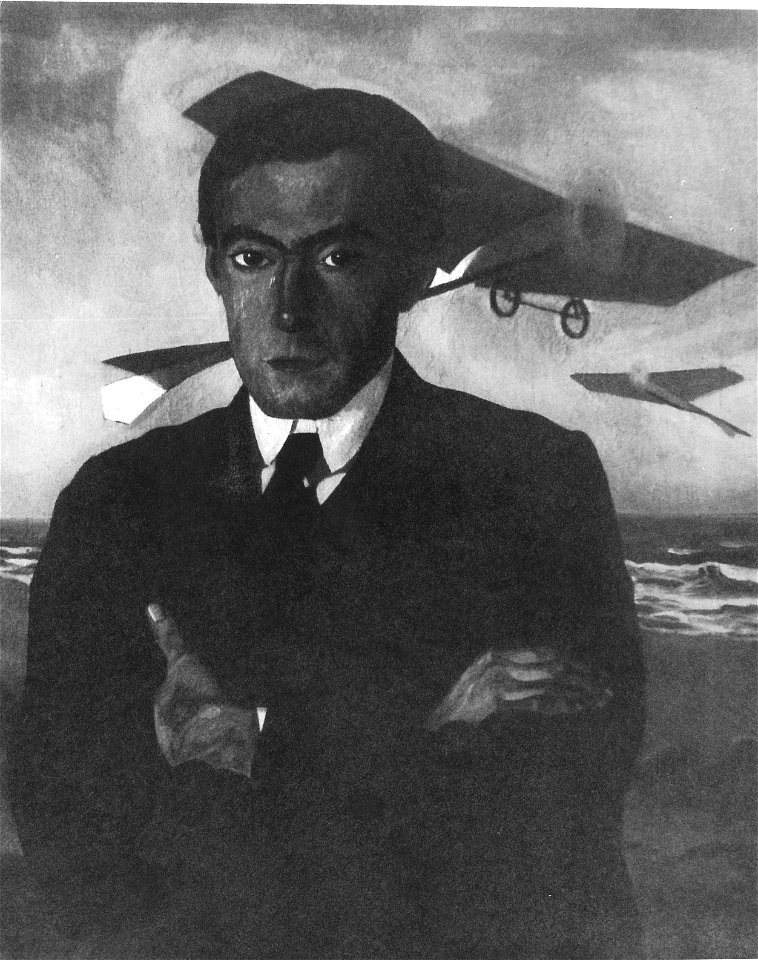 Witkacy - Aviator Elsenberg, olej, 1912