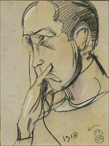 Witkacy - PORTRAIT OF MAN, 1918