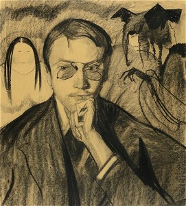 Witkacy - Portret meski z postaciami w tle, KDM I 79