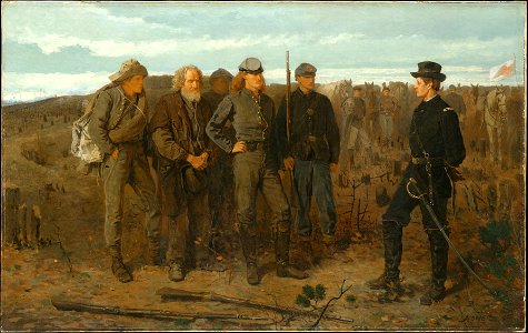 Winslow Homer - Prisoners from the Front - The Metropolitan Museum of Art. Free illustration for personal and commercial use.