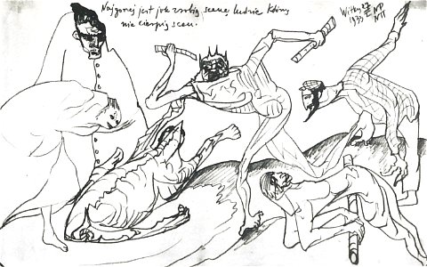 Witkacy - Najgorzej jest jak zrobią scenę ludzie, którzy nie cierpią scen, 1933