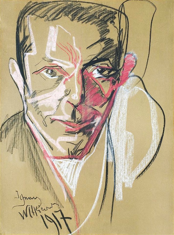 Witkacy-Portret męski 1917