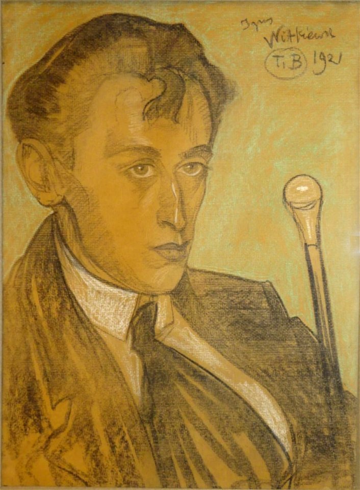 Witkacy - Portret Brunona Jasieńskiego, 1921 - KDM I 424