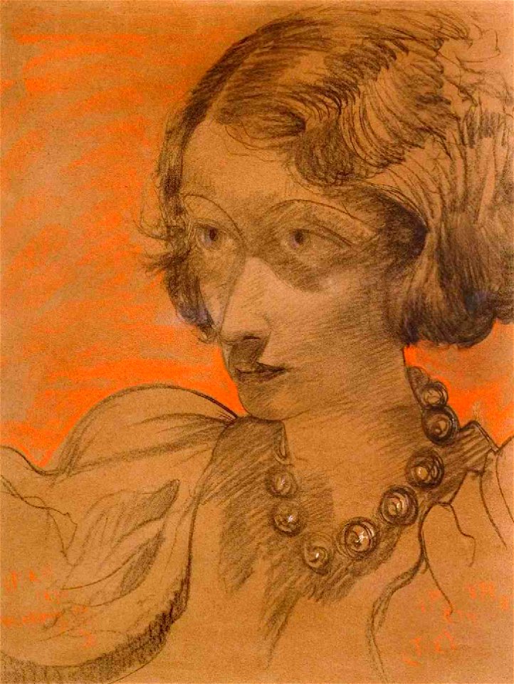 Witkacy - Portret Janiny Turowskiej-Leszczyńskiej - MPŚ-M-1476