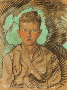 Witkacy - Portret Jerzego Glassa jako chłopca, 1929