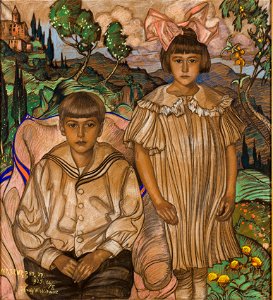 Witkacy - Portret Krystyny i Ludwika Fischerów 1925 (cropped)