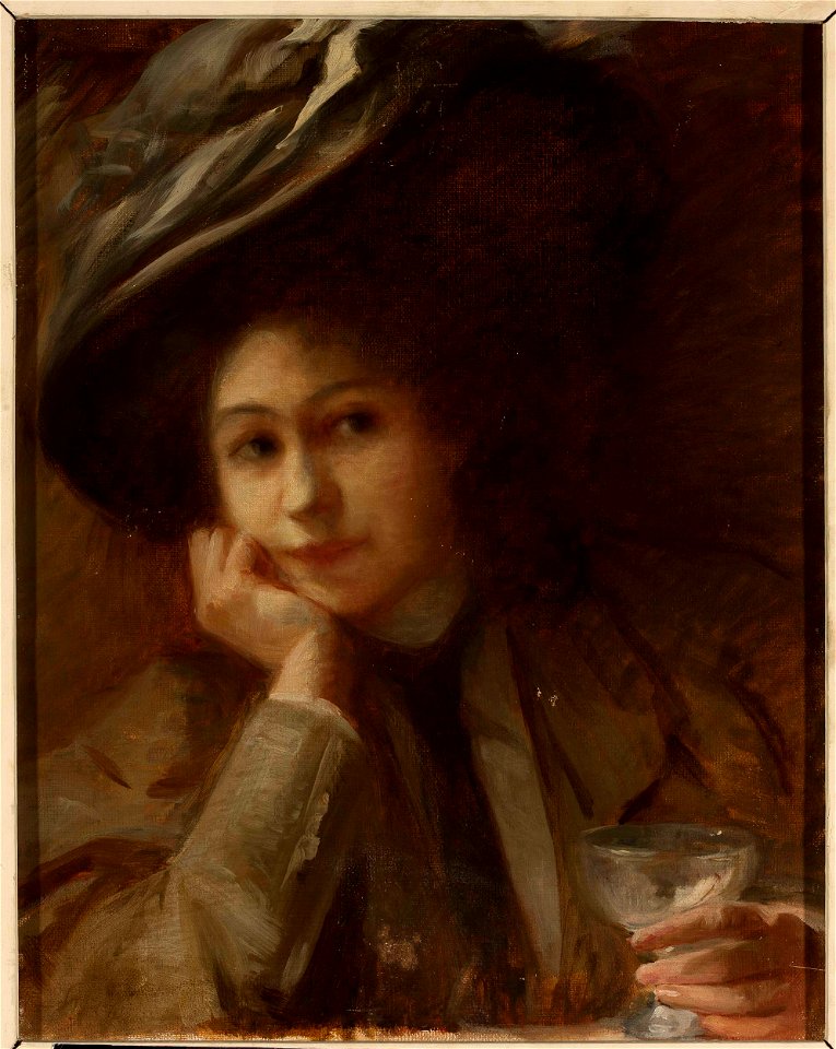 Witkacy - Portret kobiety z kielichem