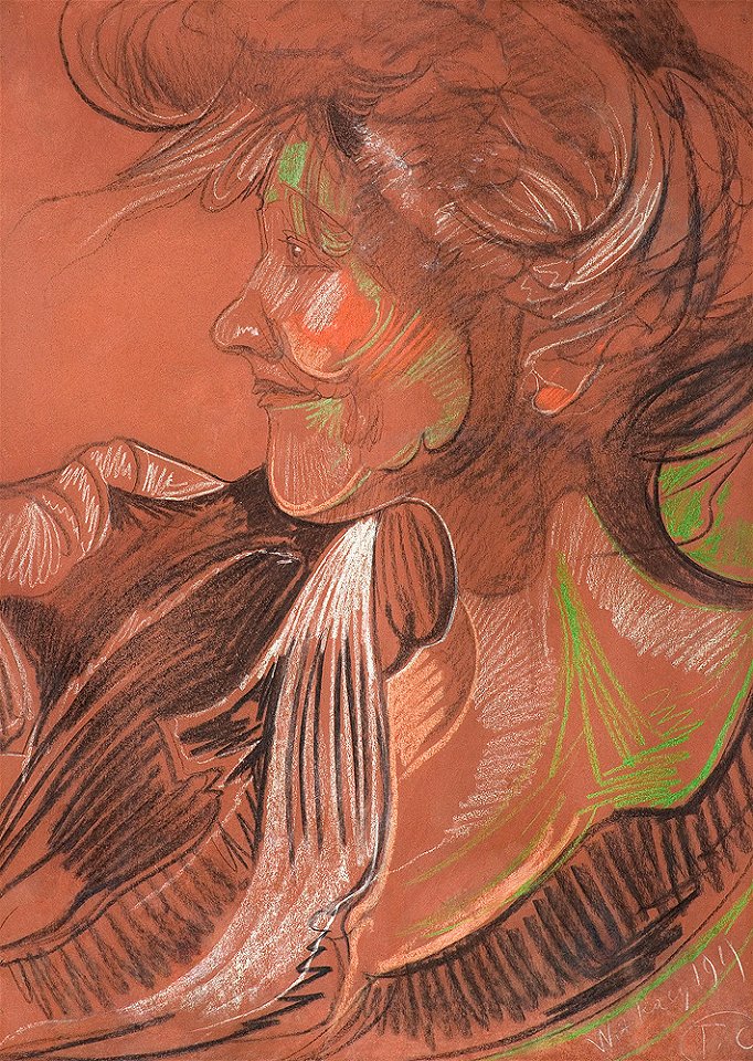 Witkacy - Portret Kazimiery Zulawskiej 1919 - 23082