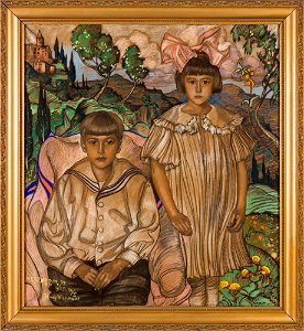 Witkacy - Portret Krystyny i Ludwika Fischerów 1925