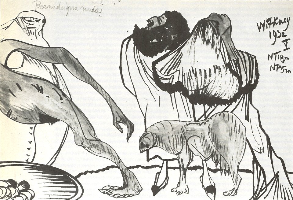 Witkacy - Beznadziejna nuda, 1932, tusz, akwarela - (29)