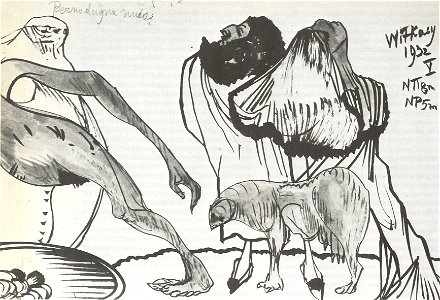 Witkacy - Beznadziejna nuda, 1932, tusz, akwarela - (29)