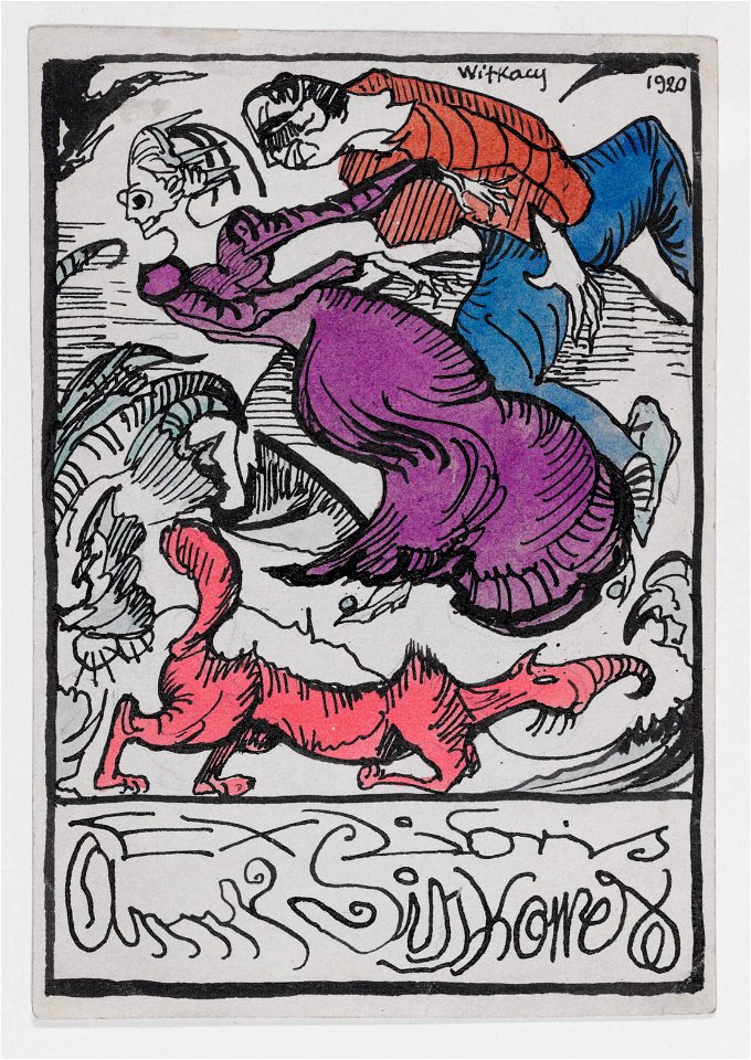 Witkacy - Ex Libris Anny Sinkowej - BJ Graf. I.R. 4586-1