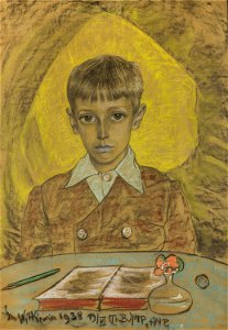 Witkacy - Portret Przemysława Mazurkiewicza jako chłopca - 1938