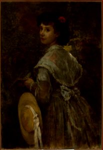 Witold Pruszkowski - Portrait of artist’s sister - MP 931 - National Museum in Warsaw. Free illustration for personal and commercial use.