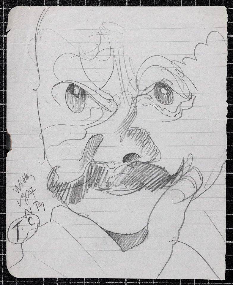 Witkacy - Twarz, portret mężczyzny - BJ Graf. I.R. 5901-1