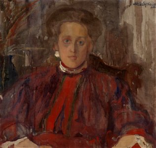 Witold Wojtkiewicz - Portrait of Eliza Pareńska née Mühleisen - MP 347 MNW - National Museum in Warsaw