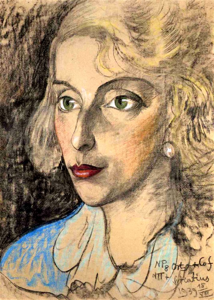 Witkacy - Portret-Jadwigi-Netzel - MPŚ-M-538