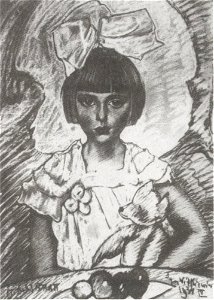 Witkacy - Portret Jadwigi Maciakówny, 1934-04