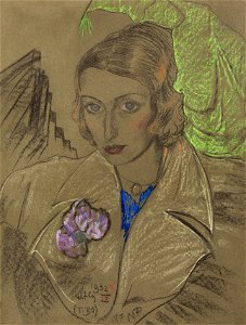 Witkacy - Portret Janiny Turowskiej-Leszczyńskiej, 1932