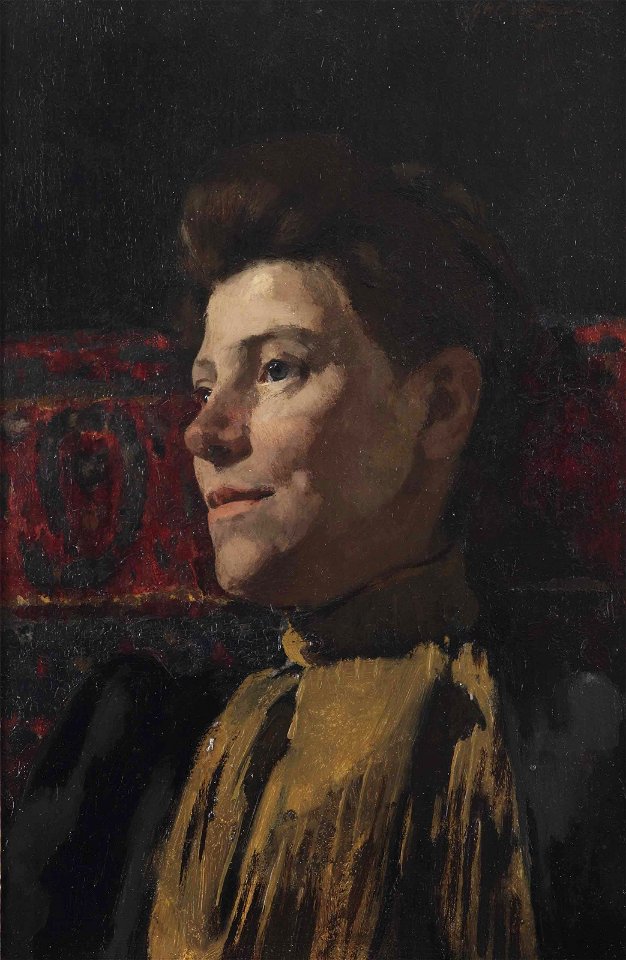 Willem Witsen - Portrait of Marie Wandscheer (1884)