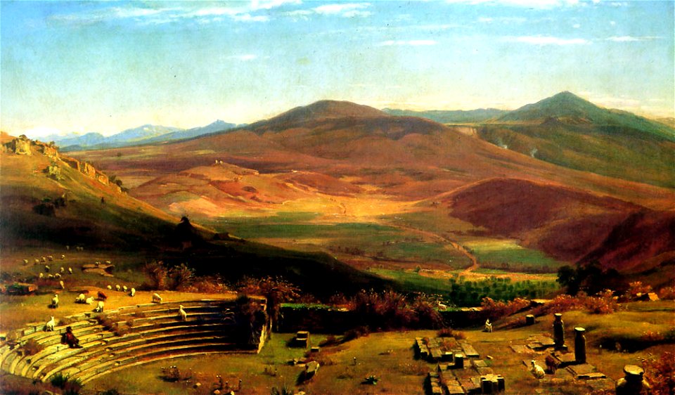 Wittredge Worthington The Amphitheatre of Tusculum 1860