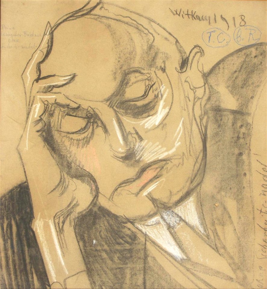 Witkacy - Portret księcia Aleksandra Fryderyka Radziwiłła, 1918