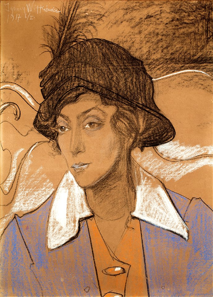 Witkacy - Portret Wandy Marii Skarżyńskiej, 1917
