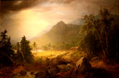 WLA brooklynmuseum The First Harvest in the Wilderness