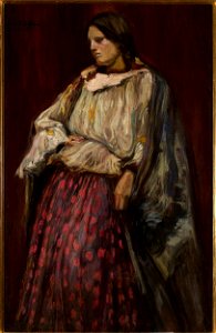Witold Wojtkiewicz - Gipsy woman - MP 4502 MNW - National Museum in Warsaw