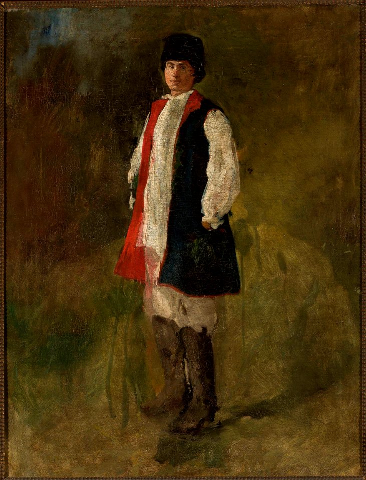 Witold Pruszkowski - Peasant in the “sukmana” overcoat - MP 929 MNW - National Museum in Warsaw