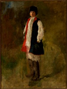 Witold Pruszkowski - Peasant in the “sukmana” overcoat - MP 929 MNW - National Museum in Warsaw